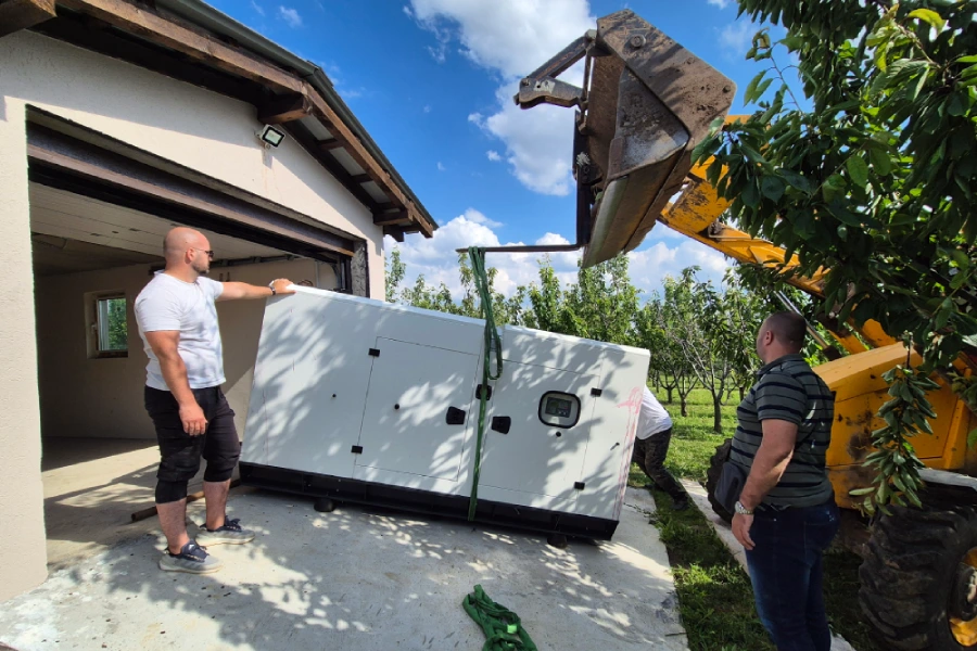 Industrijski agregat za rentiranje na gradilištima - OM Generator